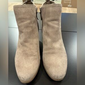 Franco Sarto Tan Ankle Boots